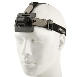 adjustable headlamp strap mount with retractable fit for quick release led headlights