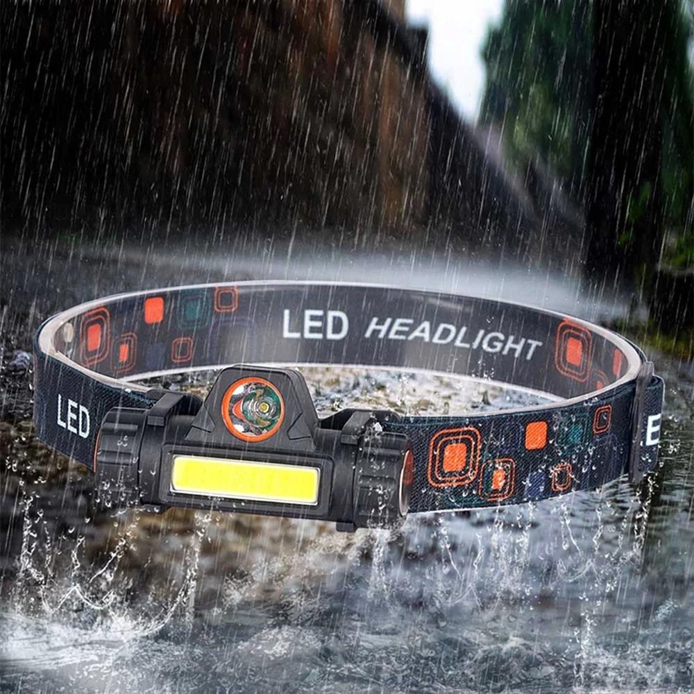 MagnaBeam USB Rechargeable LED Headlamp With Magnetic Base For Camping Fishing Outdoor Work 4