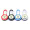 Mini COB Flashlight Keychain Carabiner Lights With SOS Mode For Camping Fishing Emergencies 0