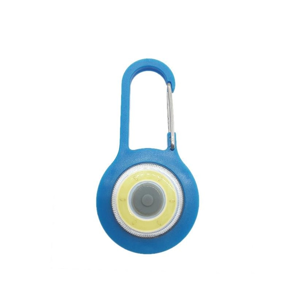Mini COB Flashlight Keychain Carabiner Lights With SOS Mode For Camping Fishing Emergencies 5