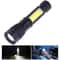 Compact USB Rechargeable LED Flashlight Torch Long Lasting Portable Light 7