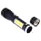 Compact USB Rechargeable LED Flashlight Torch Long Lasting Portable Light 0