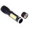 Compact USB Rechargeable LED Flashlight Torch Long Lasting Portable Light 0