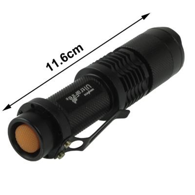 UltraFire Precision Focus 700lm Handheld Tactical Torch EDC Flashlight 3