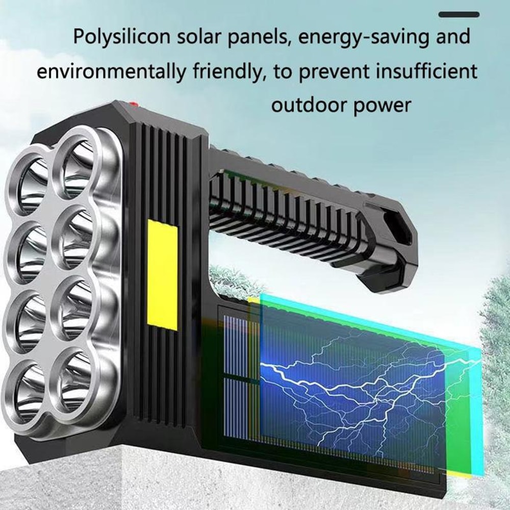 SolarCharge Pro Waterproof LED Camping Lantern Emergency Flashlight 3