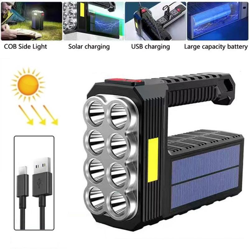 SolarCharge Pro Waterproof LED Camping Lantern Emergency Flashlight 12