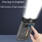 V10 Rechargeable Keychain Flashlight 1000LM Mini EDC Torch With UV Light Emergency Alarm 2
