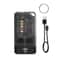 V10 Rechargeable Keychain Flashlight 1000LM Mini EDC Torch With UV Light Emergency Alarm 11