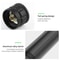 Tactical USB Rechargeable Outdoor P90COB LED Flashlight With Power Display 7 Level Adjustable Brig 8