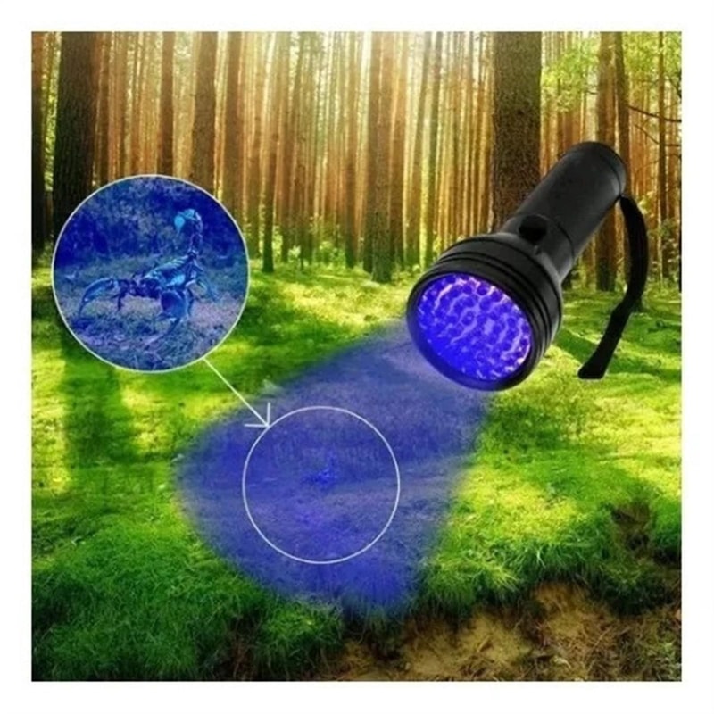 51 LED UV Flashlight 395nm Black Light Pet Urine Stain Detector 2
