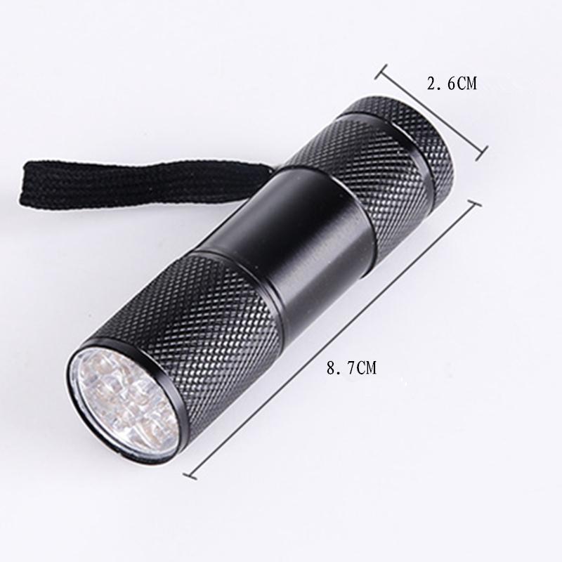 Premium Portable UV Flashlight Set 9 LED 395nm Detection Light Pen 2