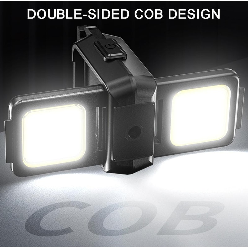 Portable Mini COB Keychain Flashlight USB Rechargeable Bright Camping Light 4