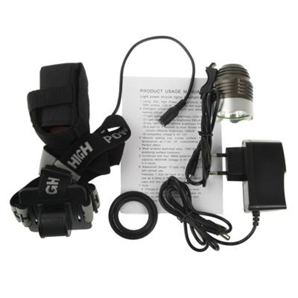 1200LM LED Bicycle Light Headlight Waterproof Cycling Safety Lamp 2