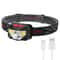 Premium USB Rechargeable Headlamp With Induction Sensor Dual XPG COB Lighting 1