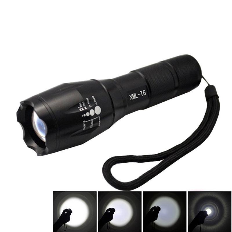 1800LM XML T6 Tactical LED Flashlight Waterproof 5 Mode Outdoor Torch 7