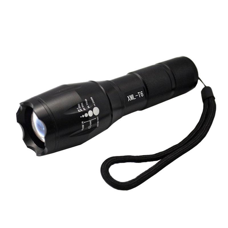 1800LM XML T6 Tactical LED Flashlight Waterproof 5 Mode Outdoor Torch 0