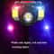 UltraBeam 1000LM LED Headlamp USB Rechargeable Motion Sensor Zoom Flashlight 6