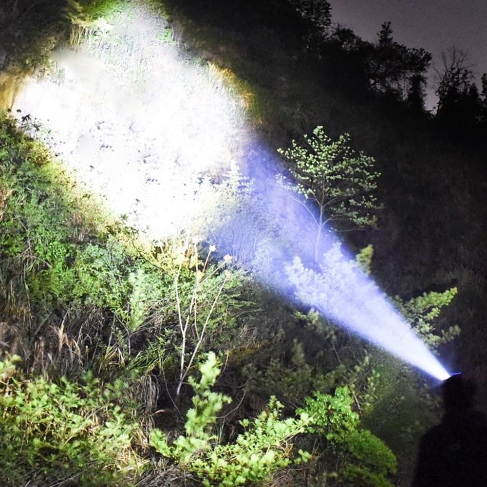 UltraBeam 1000LM LED Headlamp USB Rechargeable Motion Sensor Zoom Flashlight 1