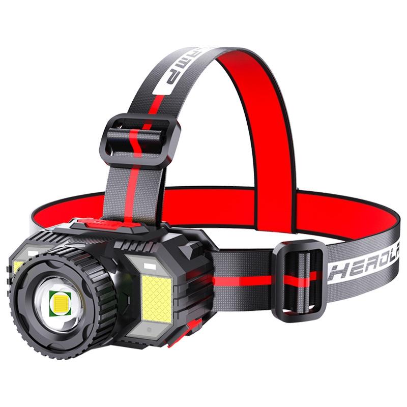 UltraBeam 1000LM LED Headlamp USB Rechargeable Motion Sensor Zoom Flashlight 0