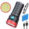 DB18 UltraBeam 18 T6 High Power LED Tactical Flashlight With USB Rechargeable Battery Set 2