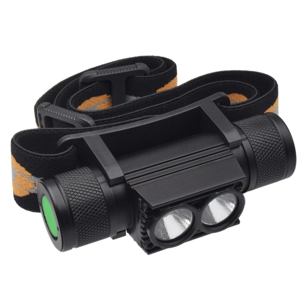 2400LM USB Rechargeable Waterproof LED Headlamp With Adjustable Beam 2