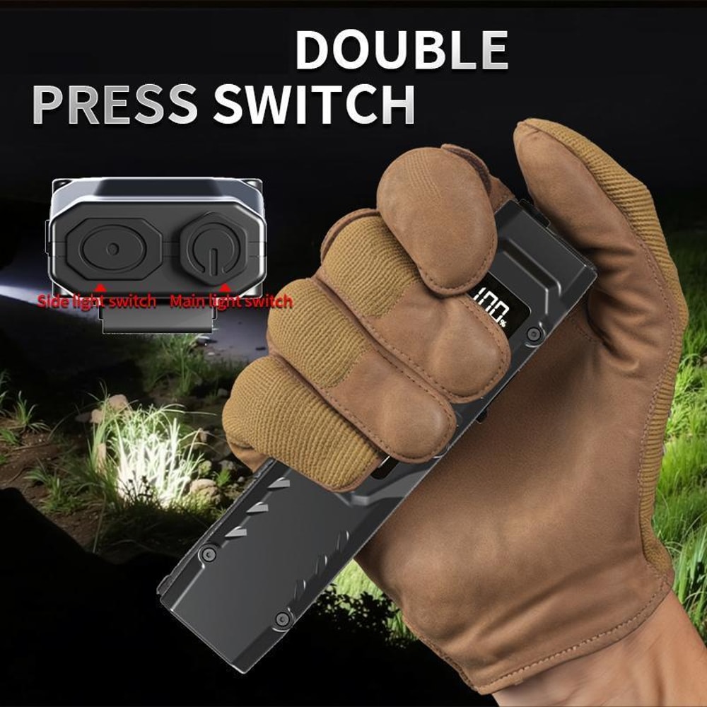 Outdoor Rechargeable Mini Tactical EDC Flashlight With Pen Clip Multi Mode LED 2