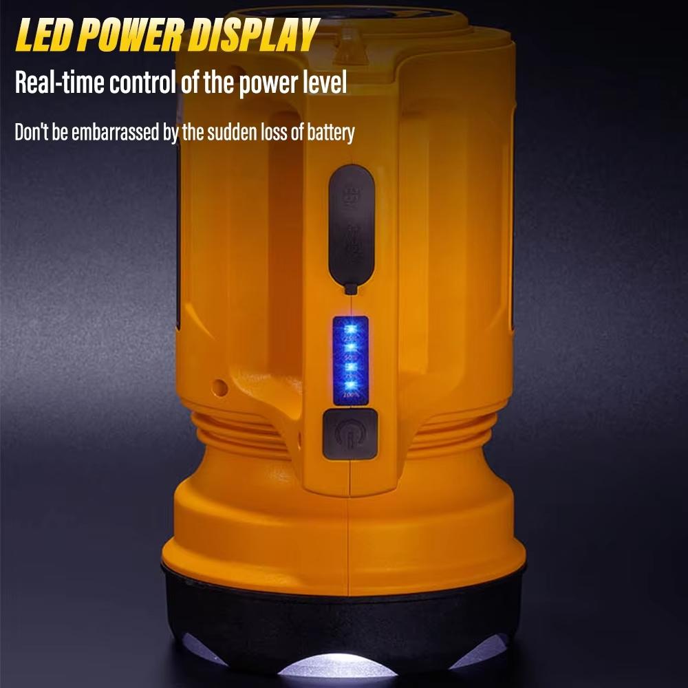 E SMARTER Rechargeable RGB Cycling Searchlight 1700LM Outdoor LED Spotlight With Type C Charging 2