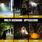 CY011 LED Mini Flashlight With Side Light Waterproof Rechargeable 8