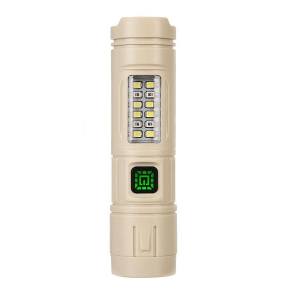CY011 LED Mini Flashlight With Side Light Waterproof Rechargeable 9