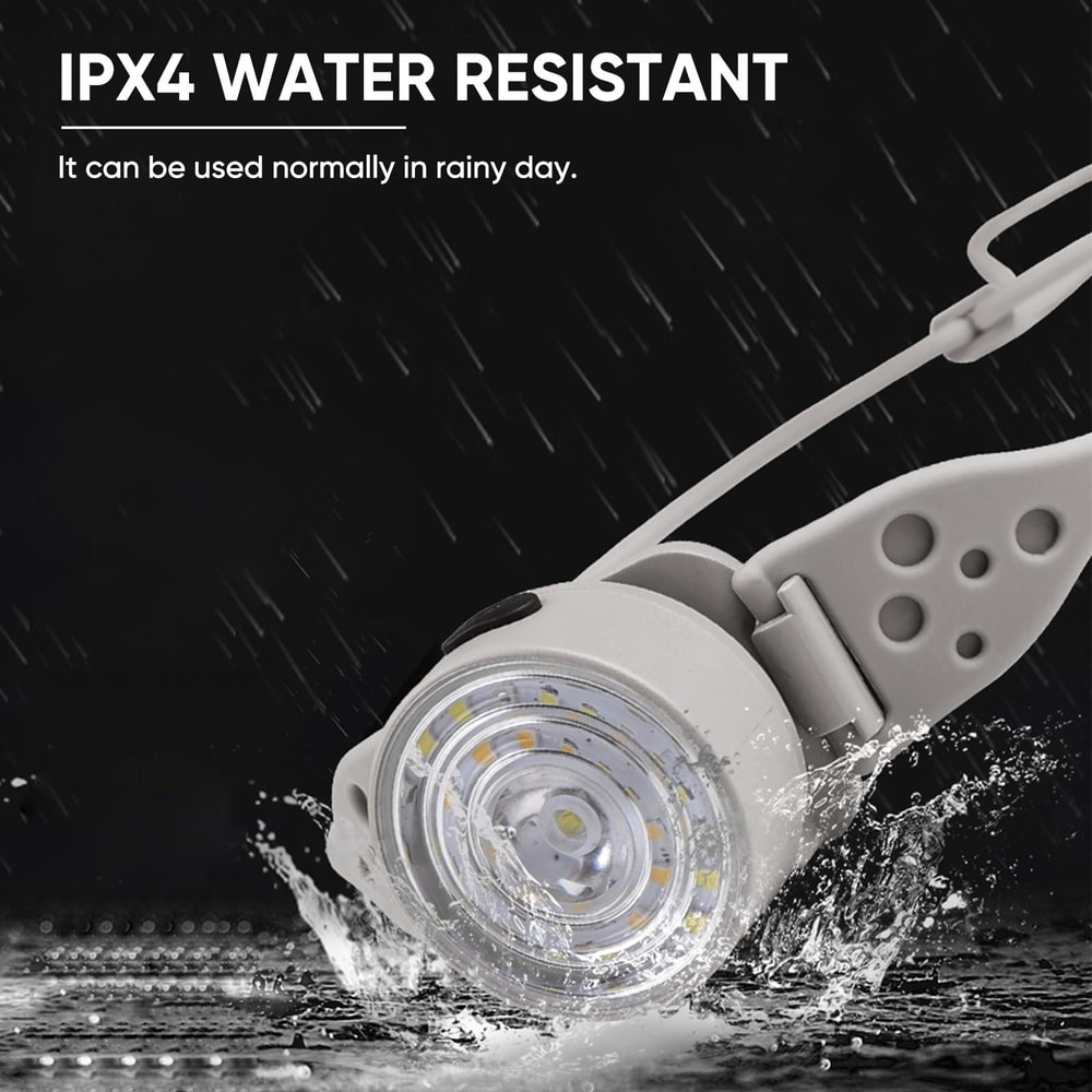 All In One USB Rechargeable Headlamp COB Light Strong Bright Cycling Outdoor Headlight 6