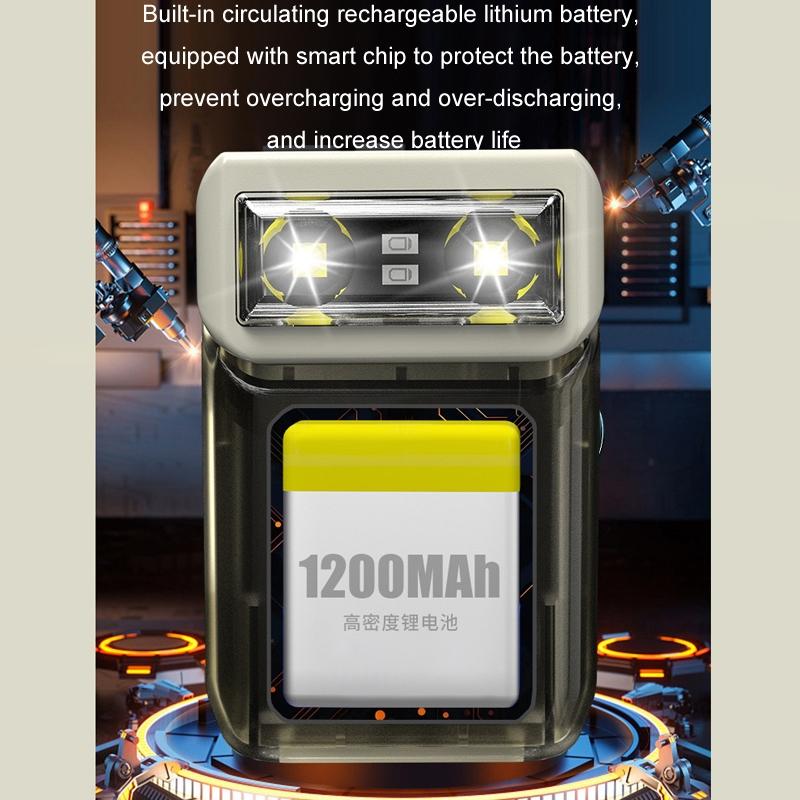 Mini USB C Rechargeable Keychain Flashlight Compact Outdoor EDC Light 2
