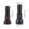 1000LM USB Rechargeable LED Flashlight With Red Light Mode Type C Fast Charging 7