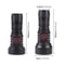 1000LM USB Rechargeable LED Flashlight With Red Light Mode Type C Fast Charging 7