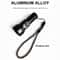 1000LM USB Rechargeable LED Flashlight With Red Light Mode Type C Fast Charging 1