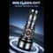 1000LM USB Rechargeable LED Flashlight With Red Light Mode Type C Fast Charging 4