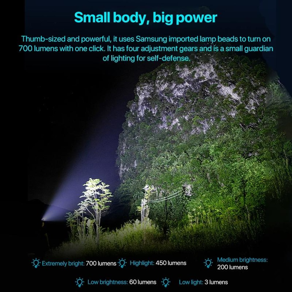 Multifunctional Keychain Mini Flashlight 1