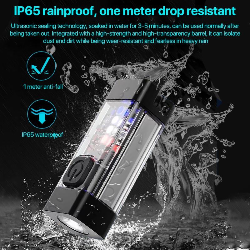 Multifunctional Keychain Mini Flashlight 8