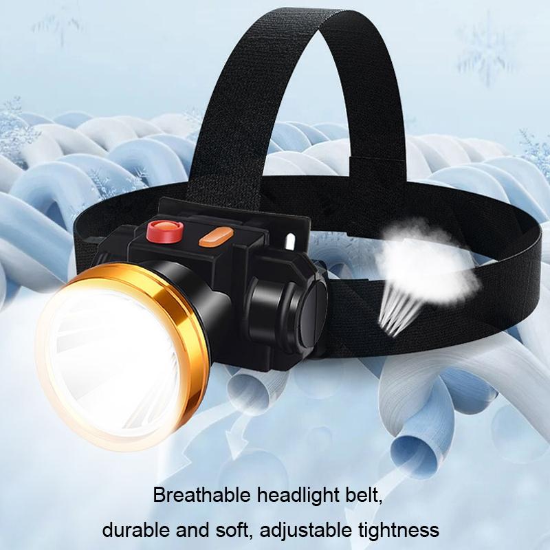 Ultra Bright LED Night Fishing Headlight With Long Range Beam 7