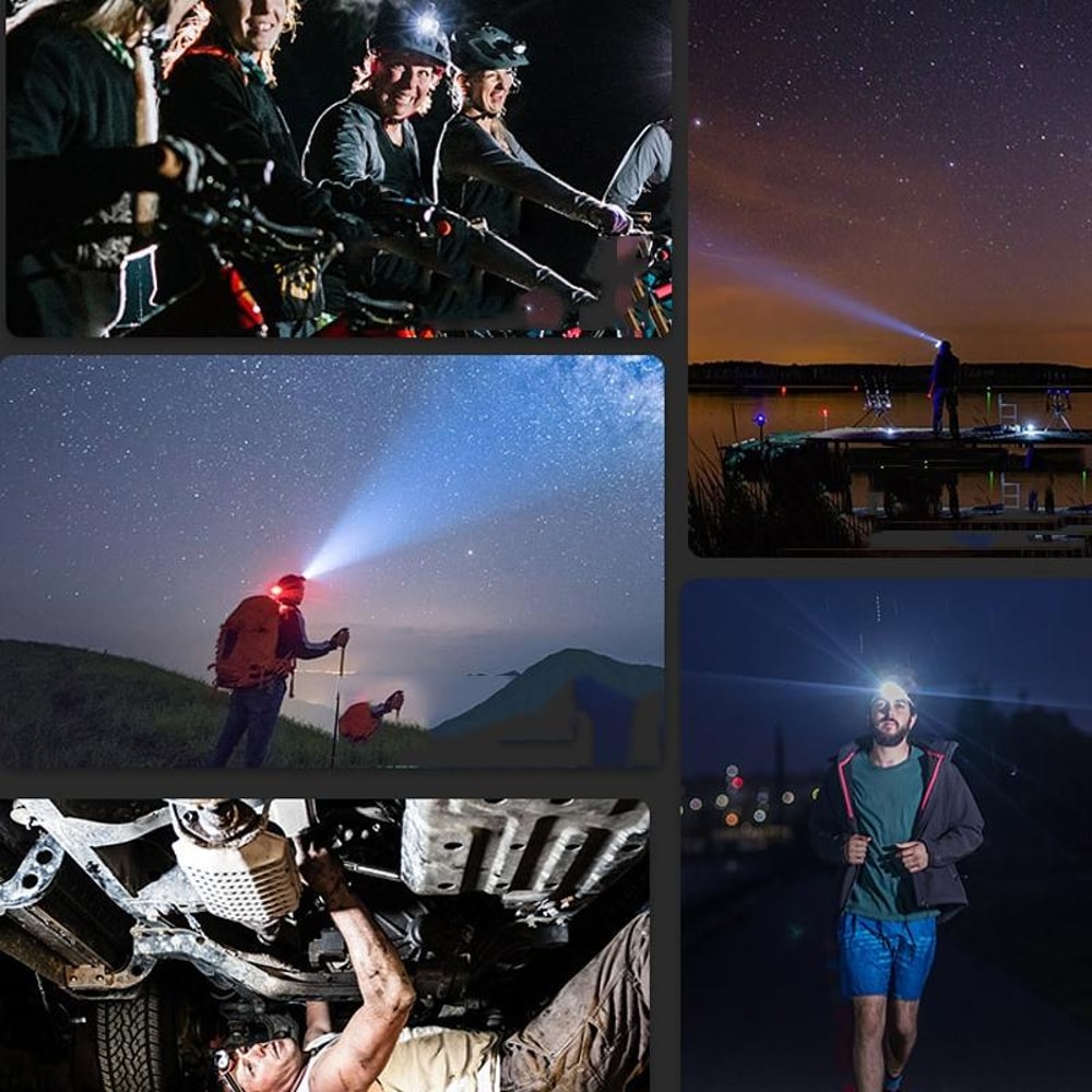 Ultra Bright LED Night Fishing Headlight With Long Range Beam 2