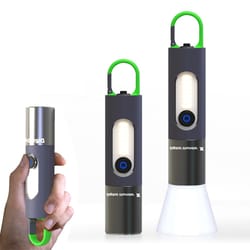 xhp50 rechargeable led flashlight with zoom focus & camping lantern diffuser