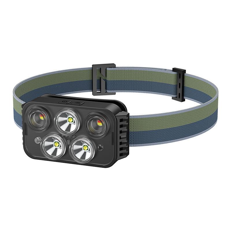 USB Rechargeable Waterproof Outdoor Headlamp Multi Mode Fishing Camping Light 0