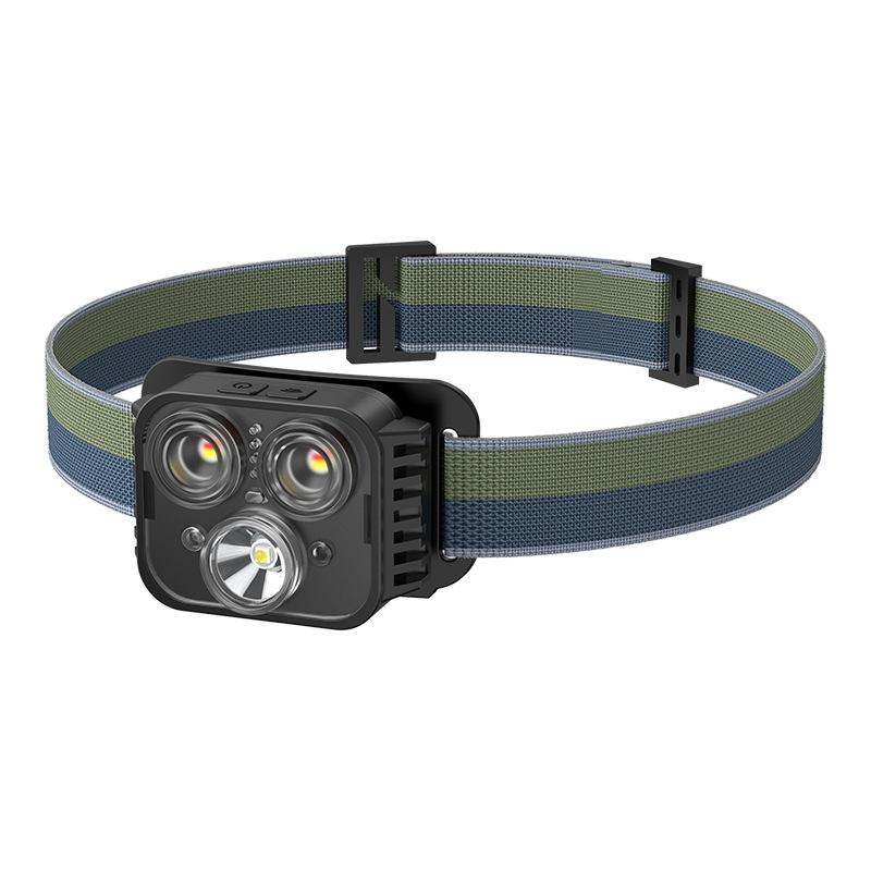 USB Rechargeable Waterproof Outdoor Headlamp Multi Mode Fishing Camping Light 6