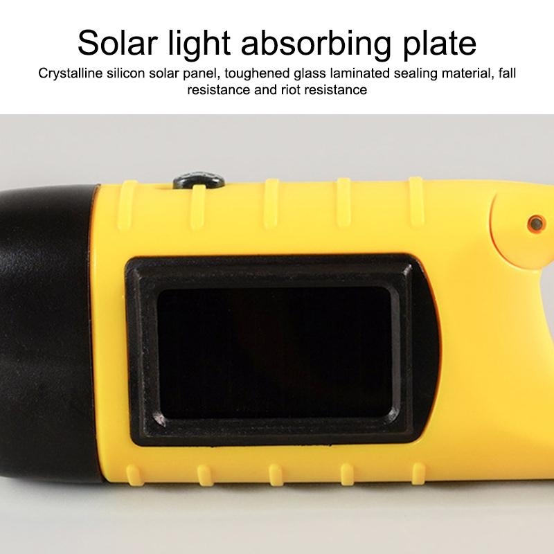 AOTU Solar Hand Crank Flashlight Emergency LED Camping Torch 1