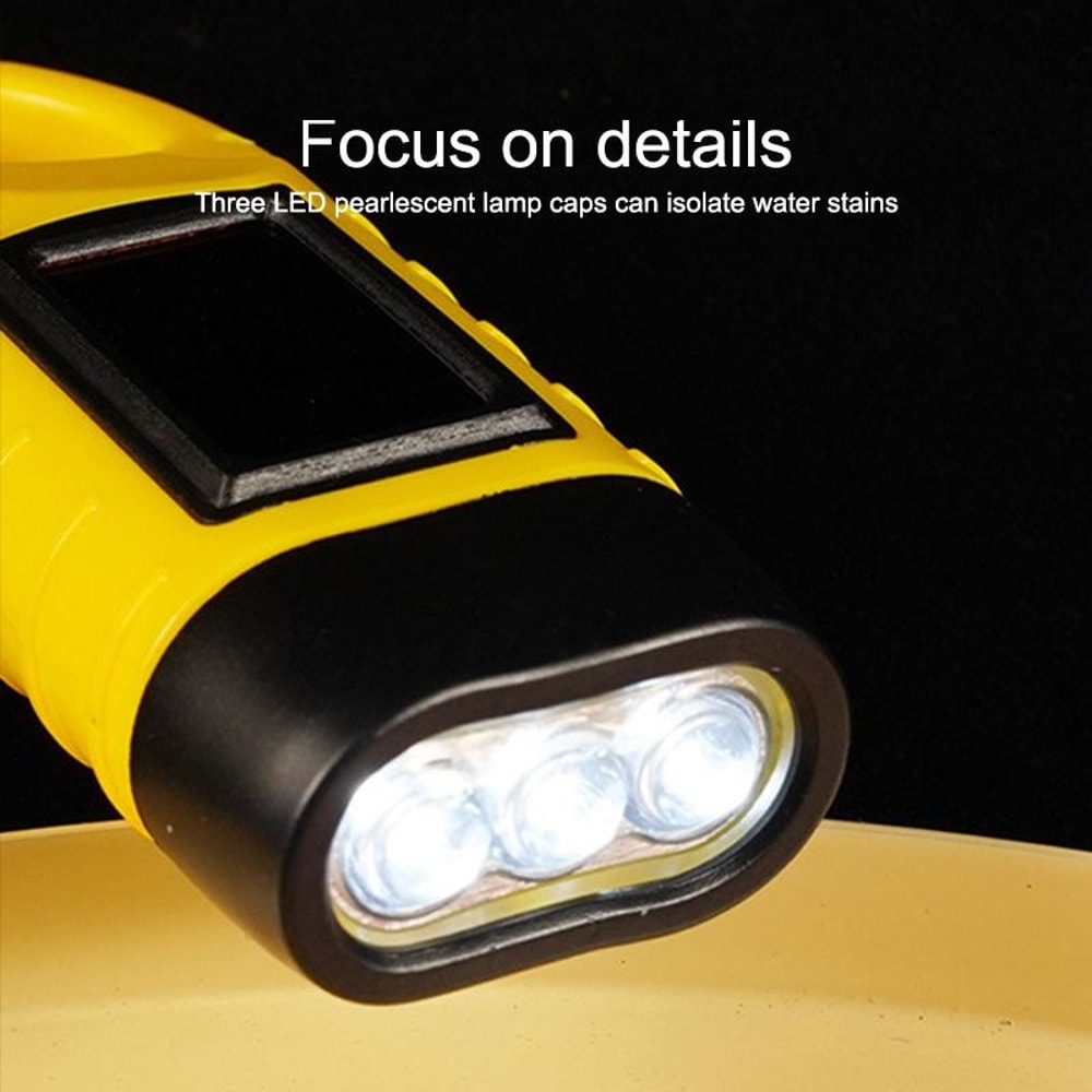 AOTU Solar Hand Crank Flashlight Emergency LED Camping Torch 4