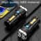 S03 USB Rechargeable Flashlight With COB Work Light And 200m Long Range Beam 3