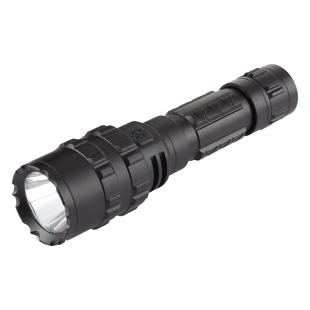 Tactical 10W USB Rechargeable LED Flashlight High Brightness 5 Modes Waterproof Torch 0