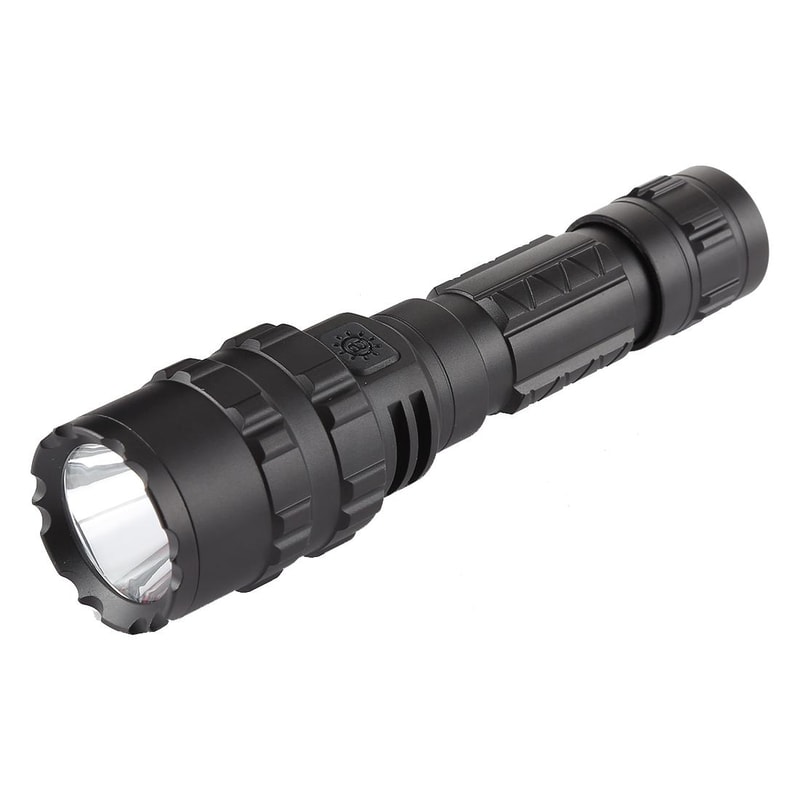 Tactical 10W USB Rechargeable LED Flashlight High Brightness 5 Modes Waterproof Torch 0
