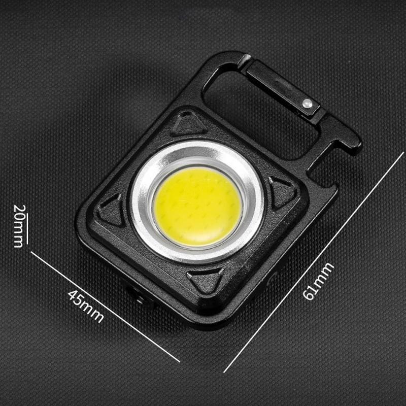E SMARTER W5134 USB C Rechargeable Mini LED Keychain Flashlight Torch 1