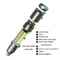 Long Range Laser Flashlight Camping Lantern With Magnetic Base USB C Rechargeable Light 2