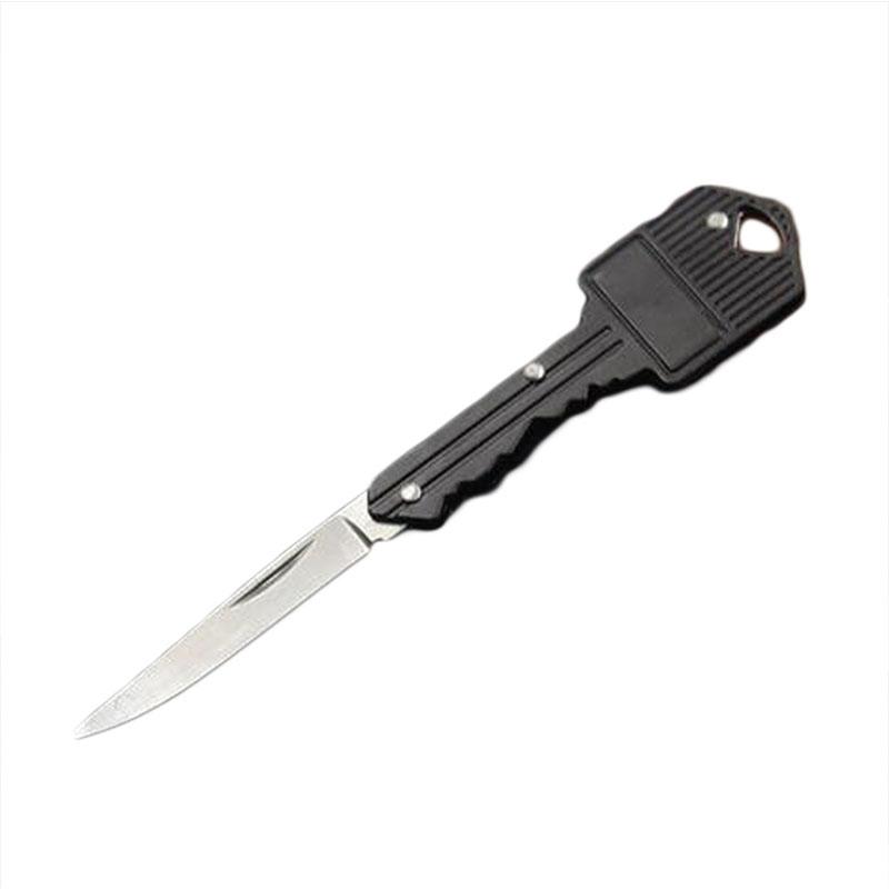 Mini Keychain Folding Knife Peeler Portable Self Defense Tool 7